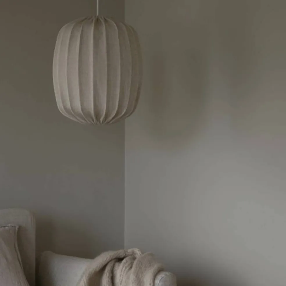 Prisma Linen Natural taklampe, 35 cm