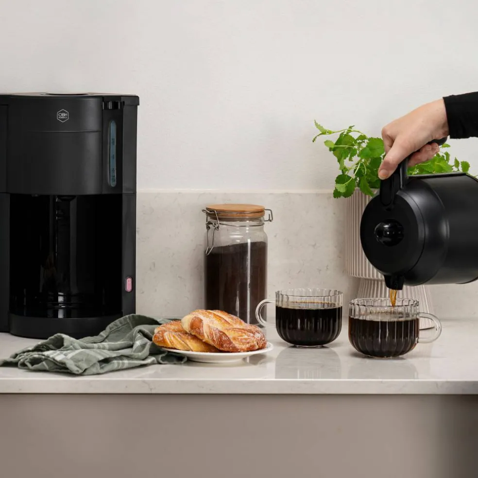 Pro Aroma kaffetrakter, svart