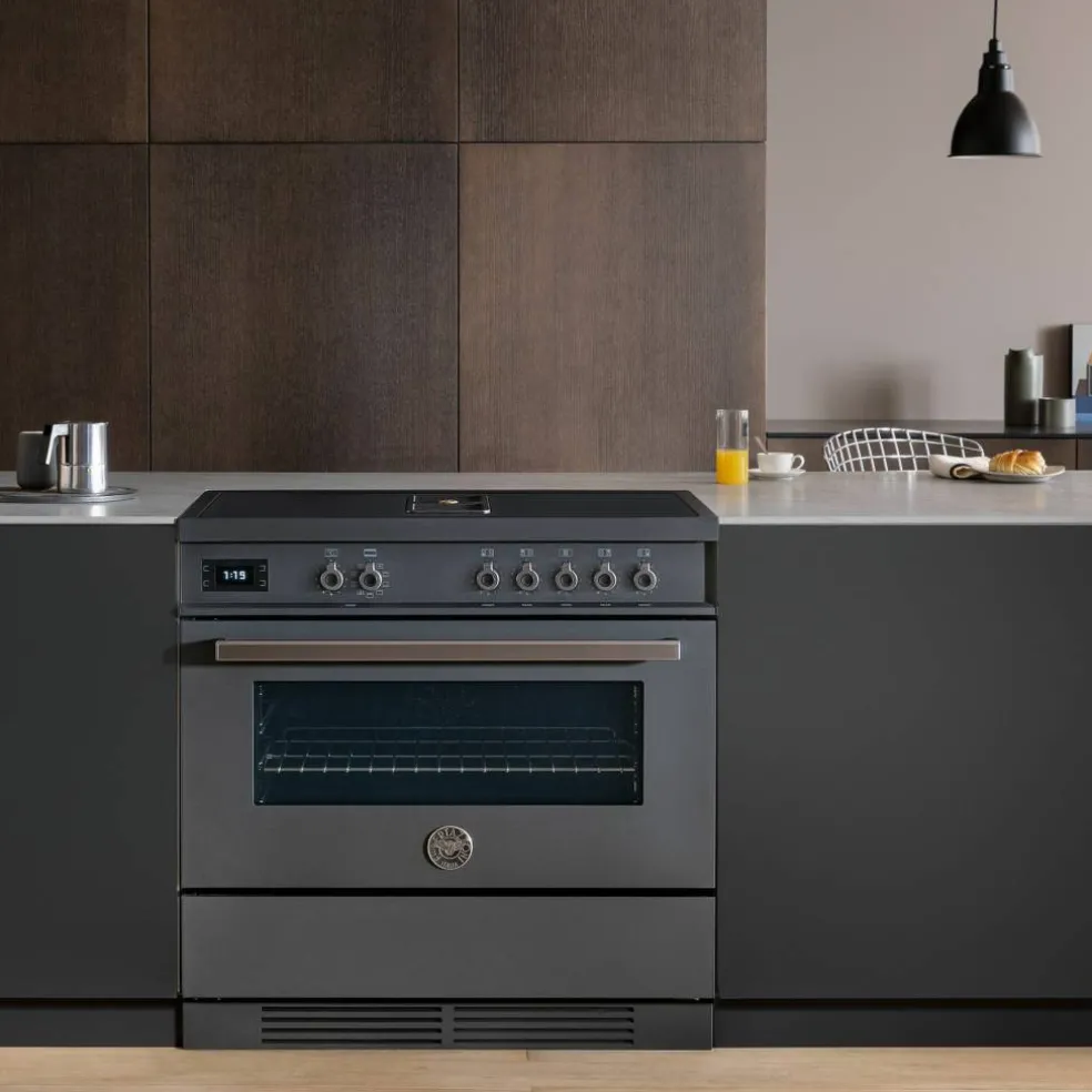 PROCH94I1ECAT Komfyr med integrert vifte 90 cm, carbonio