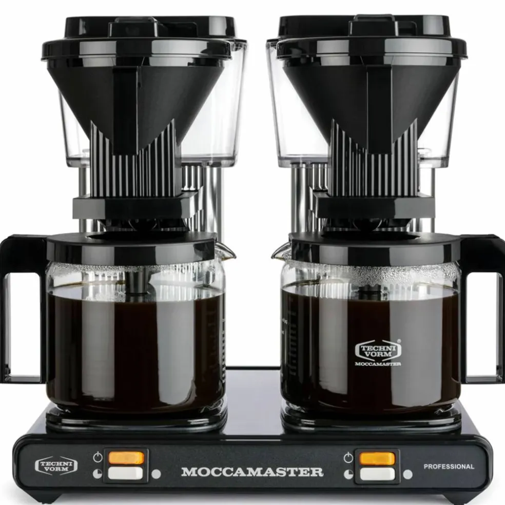 Professional Double kaffetrakter, black/silver