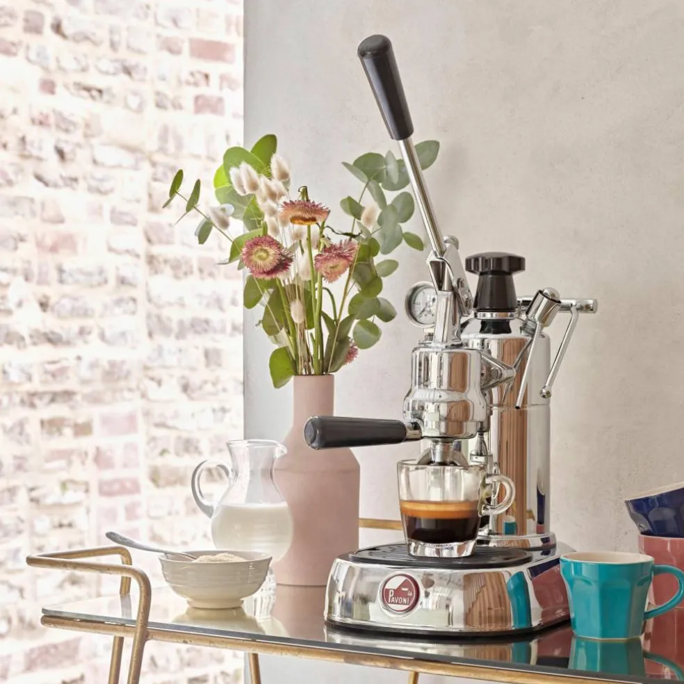 Professional Espressomaskin Kopper med forgylte detaljer LPLPRG01EU