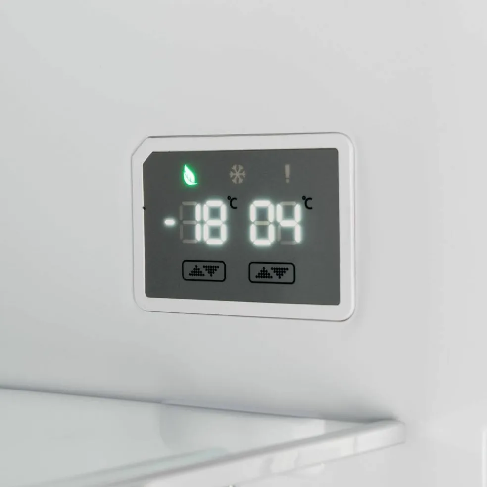 Professional frittstående kjøleskap/fryser 192 x 70 cm, rustfri