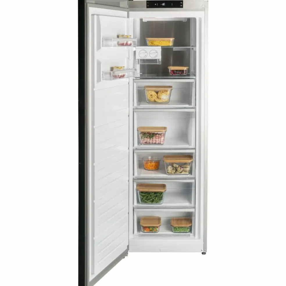 Professional fryser frittstående 186 cm, rustfri