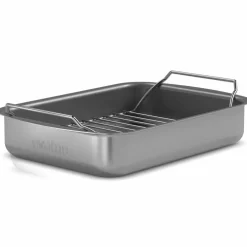 Professional langpanne med rist 26 x 19 cm