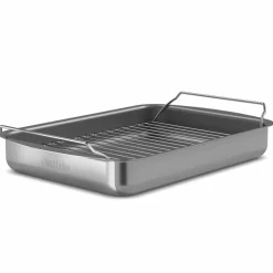 Professional langpanne med rist 35 x 25 cm