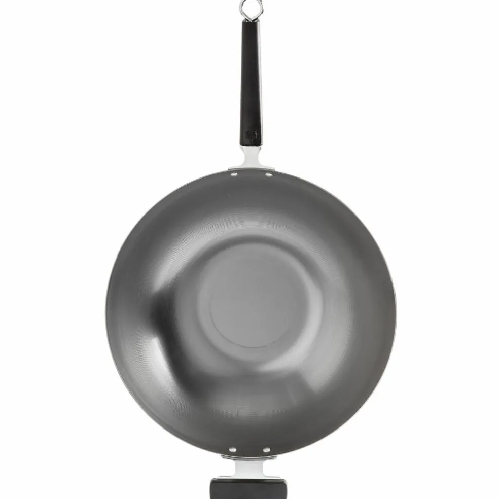 Professional wokpanne 30 cm, karbonstål