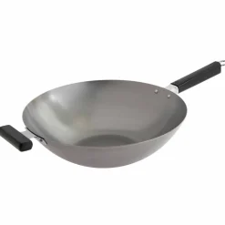 Professional wokpanne 30 cm, karbonstål