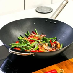 Professionell Wok Induksjon 26 cm Non-stick