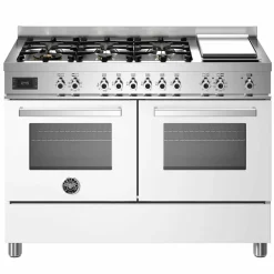 PRO126G2ENET Professional Gasskomfyr 120 cm, Svart