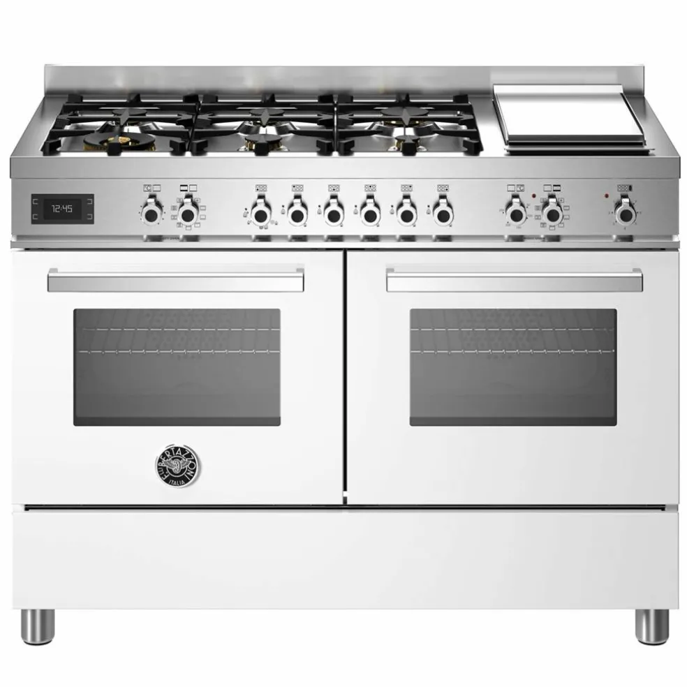 PRO126G2ENET Professional Gasskomfyr 120 cm, Svart