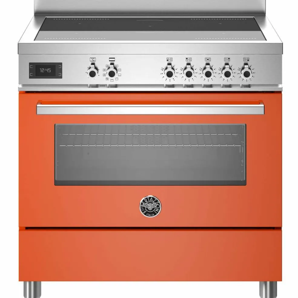 PRO95I1ECAT Professional induksjonskomfyr med ovn 90 cm, matt svart