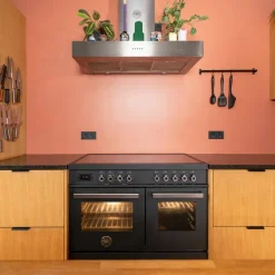 PRO105I2ECAT2 Professional induksjonskomfyr 100 cm med 5 soner og 2 ovner, carbonio