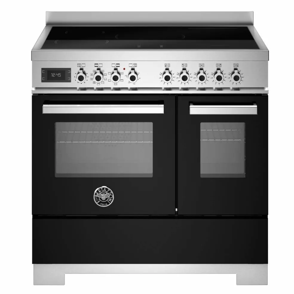 PRO95I2ECAT2 Professional induksjonskomfyr 90 cm med 5 soner og 2 ovner, carbonio