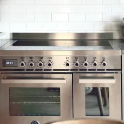 PRO95I2EGIT2 Professional induksjonskomfyr 90 cm med 5 soner og 2 ovner, gul