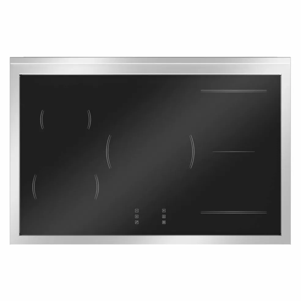 PRO95I2EROT2 Professional induksjonskomfyr 90 cm med 5 soner og 2 ovner, rød
