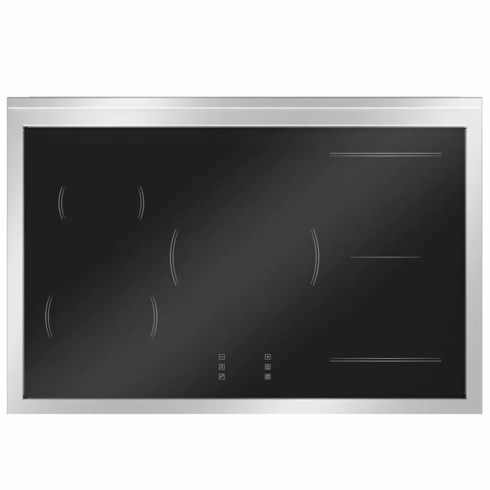 PRO95I2EROT2 Professional induksjonskomfyr 90 cm med 5 soner og 2 ovner, rød