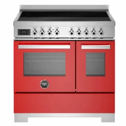 PRO95I2EXT2 Professional induksjonskomfyr 90 cm med 5 soner og 2 ovner, rustfritt stål