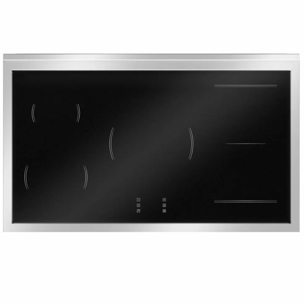 PRO105I2EXT2 Professional induksjonskomfyr 100 cm med 5 soner og 2 ovner, rustfritt stål