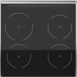 PRO64I1EXT Professional induksjonskomfyr med ovn 60 cm, Rustfritt Stål