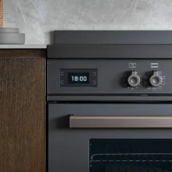 PRO95I2EXT Professional induksjonskomfyr med dobbelovn 90 cm, Rustfritt Stål