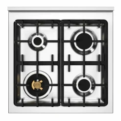 PRO64L1EBIT Professional Gasskomfyr med ovn 60 cm, Hvit