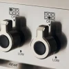 PRO106L2EGIT2 Professional gasskomfyr 100 cm med 6 brennere og 2 ovner, gul