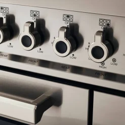 PRO96L2EGIT2 Professional gasskomfyr 90 cm med 6 brennere og 2 ovner, gul