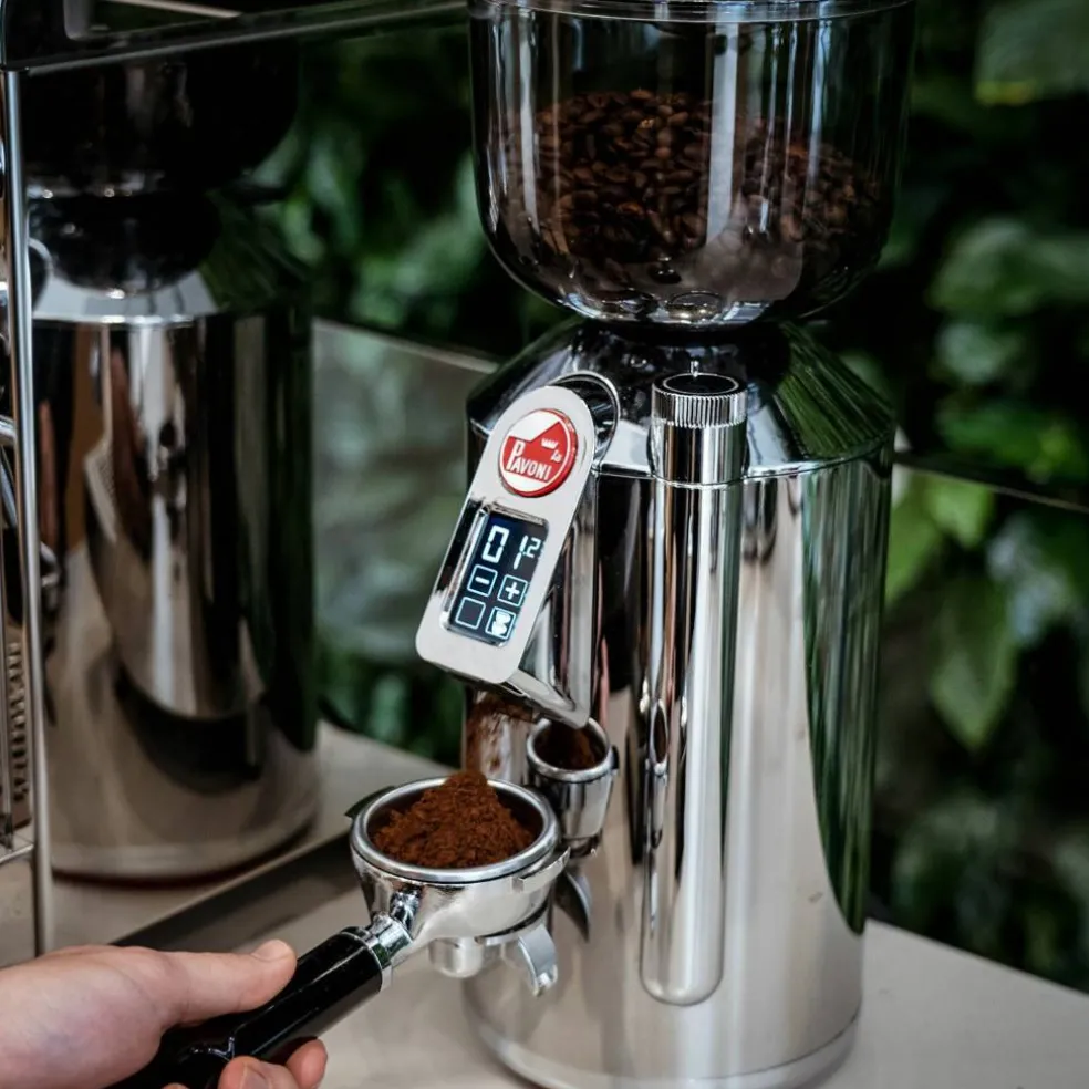 Prosumer elektrisk kaffekvern, krom