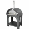 Pulcinella Vedfyrt Pizzaovn 80x60 cm, Antrasitt