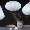 Pumpkin taklampe, hvit