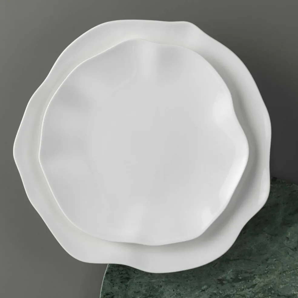 Pura frokosttallerken 22 cm, hvit