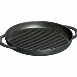 Pure Grill Grillpanne Rund 26 cm, Svart