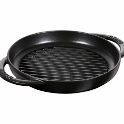 Pure Grill Grillpanne Rund 22 cm, Svart