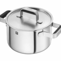 Pure grytesett 5 deler + 4 lokk, rustfritt stål