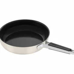 Pure stekepanne 28 cm, rustfritt stål, grå