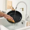 Pure stekepanne 24 cm, rustfritt stål, elfenbenshvit