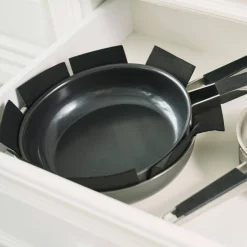 Pure stekepanne 24 cm, rustfritt stål, elfenbenshvit