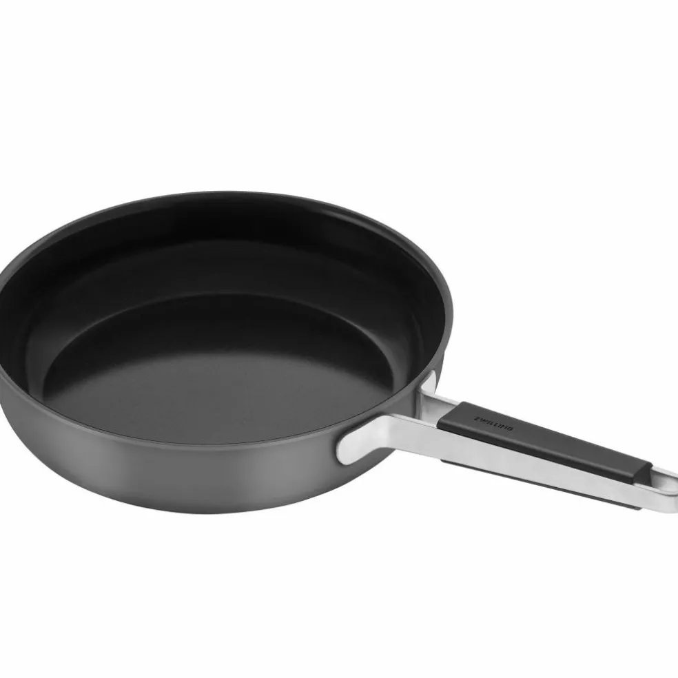 Pure stekepanne 28 cm, rustfritt stål, elfenbenshvit