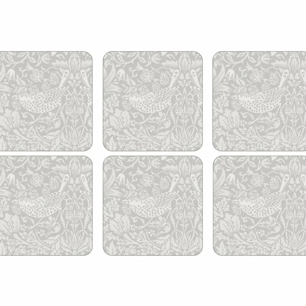Pure Strawberry Thief Glassunderlag 6 stk