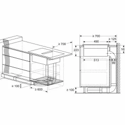 PVS611B16E Serie 4 induksjonstopp 60 cm med integrert ventilator