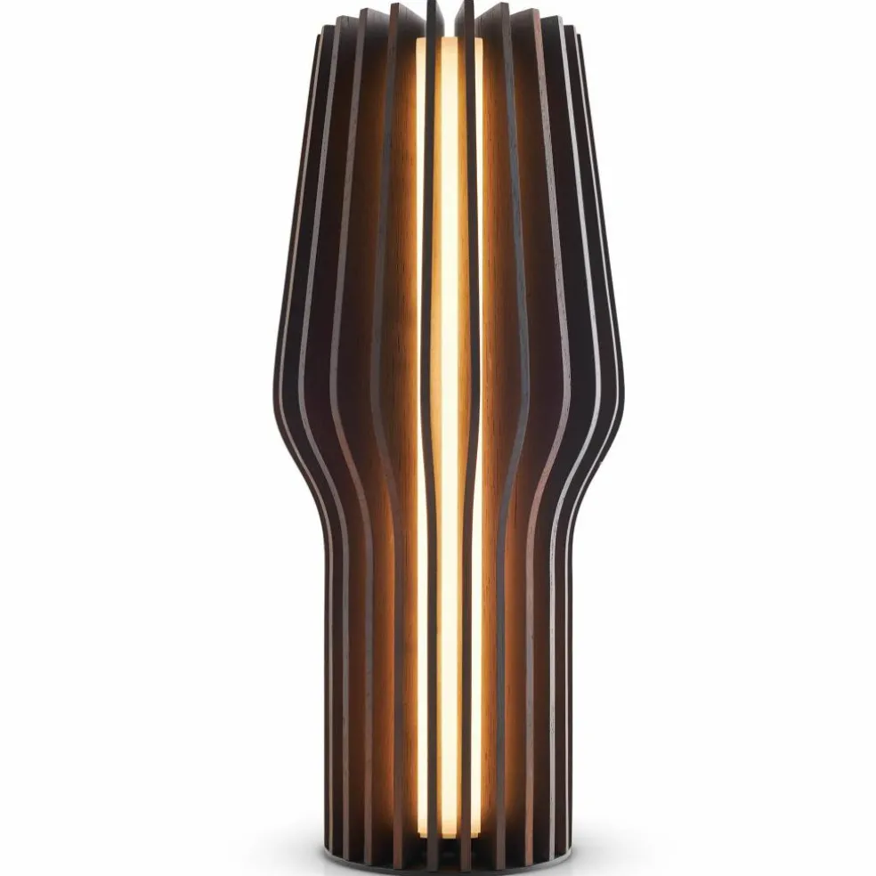 Radiant lampe, røkt eik