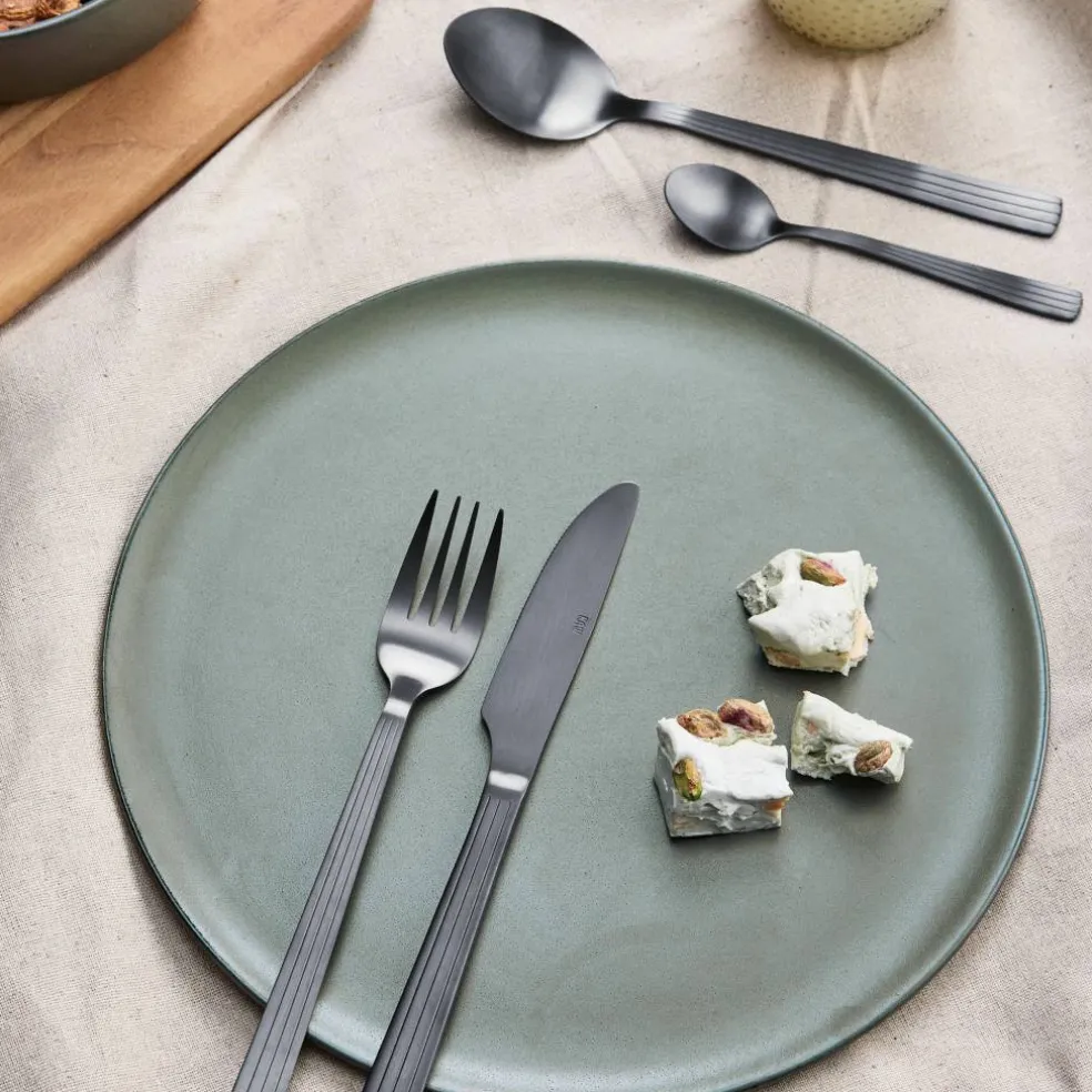 Raw bestikksett 60 stk, matt svart