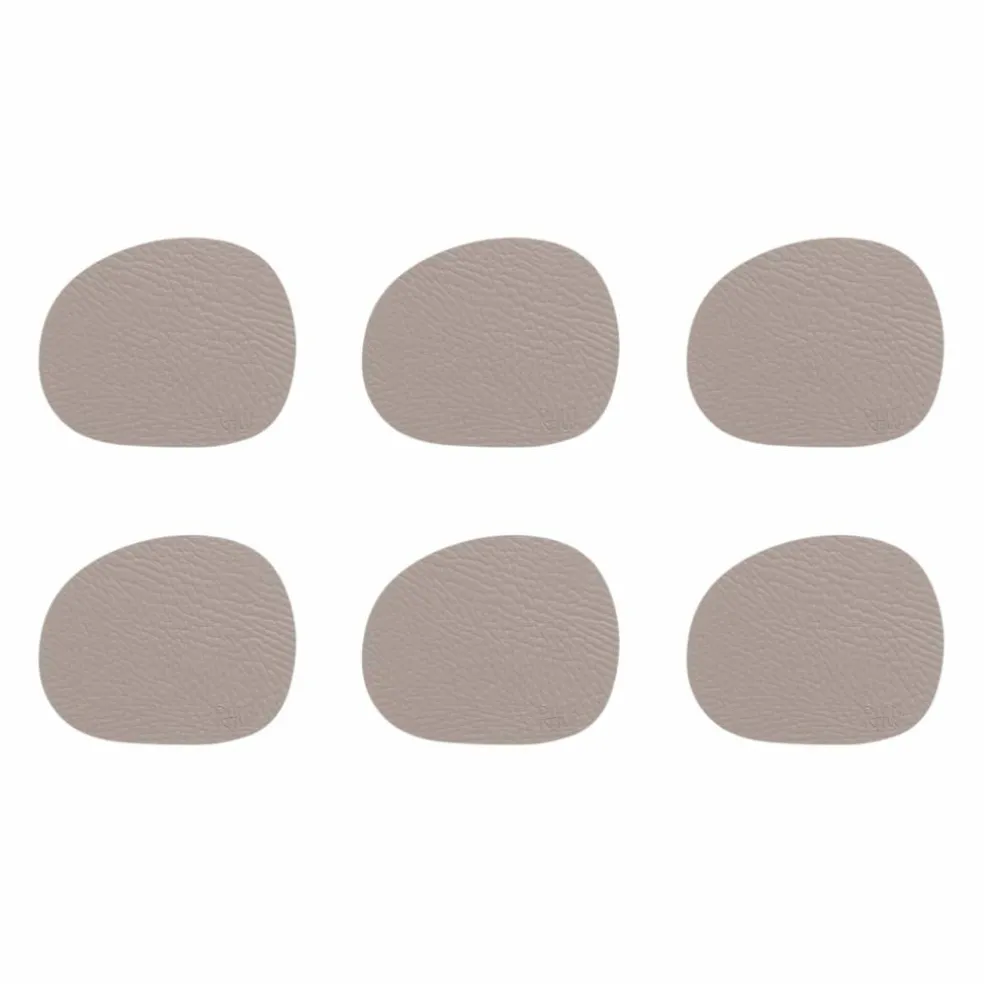 RAW Buffalo glassbrikke 6-pakning, cinnamon brown