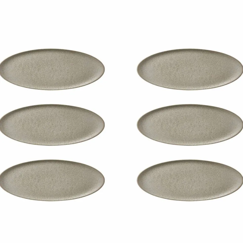 RAW Desserttallerken, Arctic White 6 stk