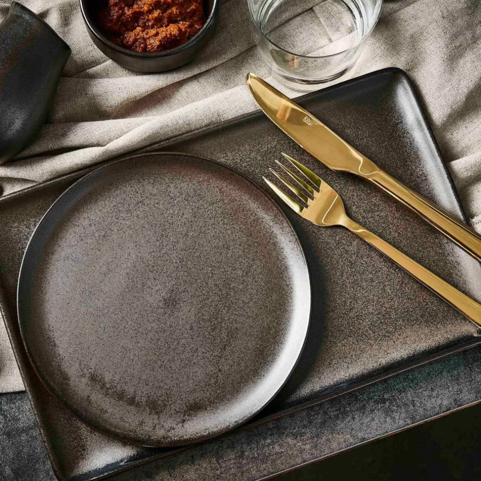 RAW desserttallerken, skogbrun