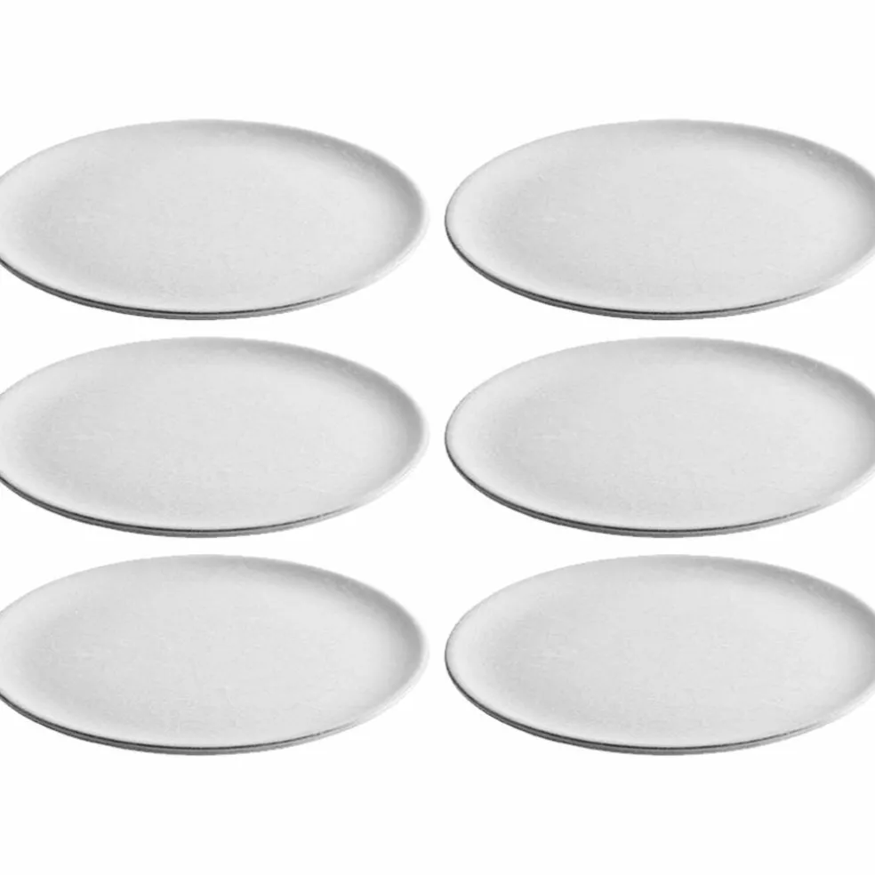 RAW desserttallerken 6 stk, sandy beige