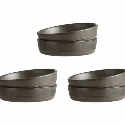 RAW Dyp Tallerken 6 stk, Metallic Brown