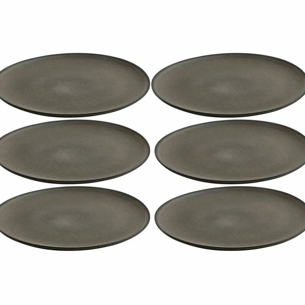 RAW frokosttallerken 23 cm sandy beige, 6 stk.