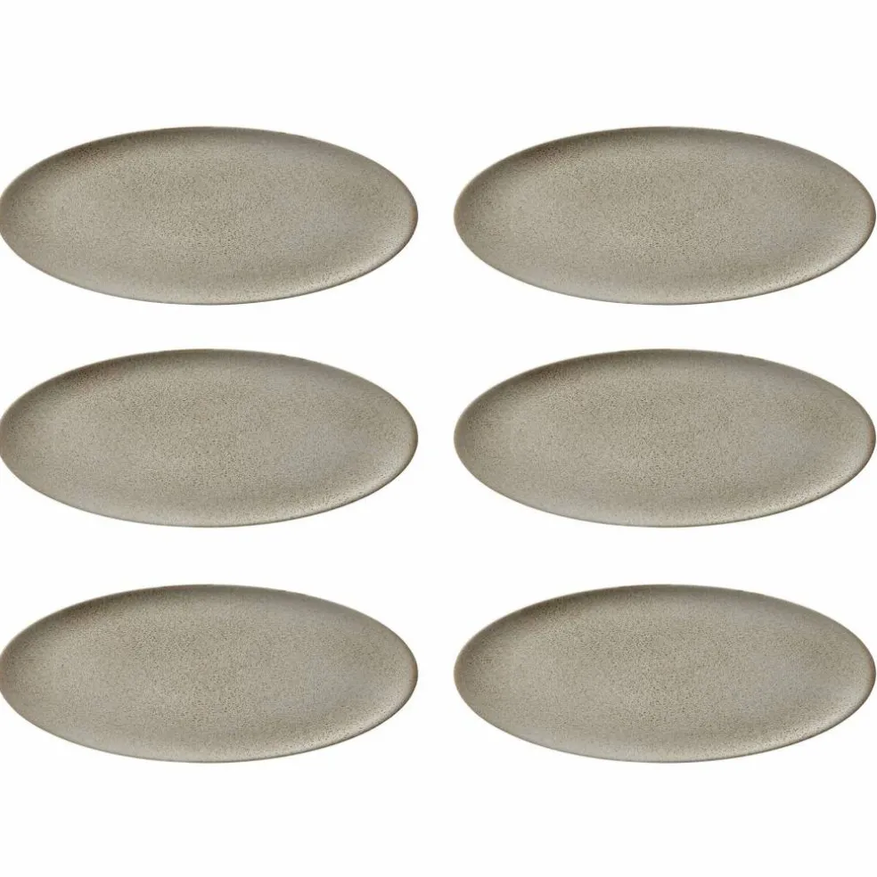 RAW frokosttallerken 23 cm sandy beige, 6 stk.