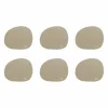 RAW glassbrikke silikon 6-pakning, svart